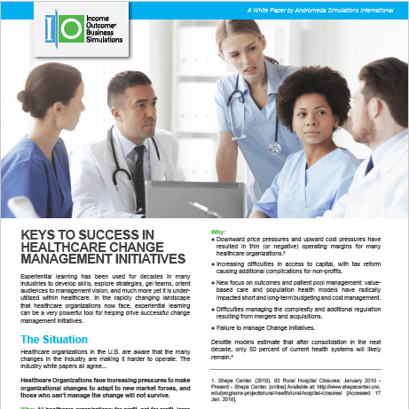 Keys to Success In Healthcare Change Management Initiatives White Paper Thumbnail